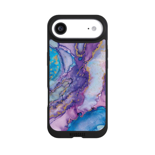 Apple iPhone Air NIVOpure Purple und Blue Swirl Ink