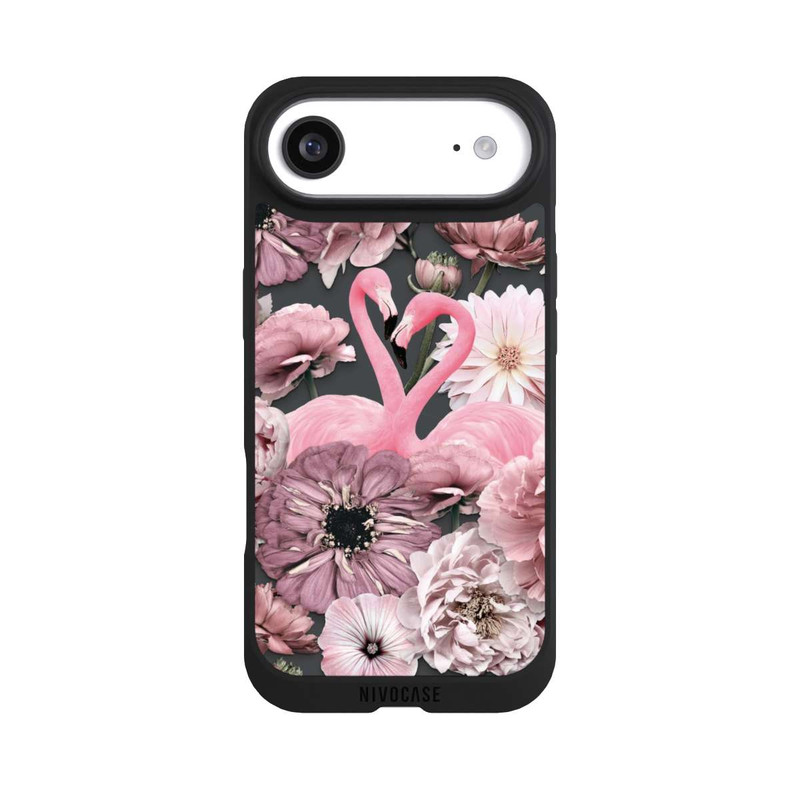 iPhone Air NIVOpure Flamingos in Blumen Muster