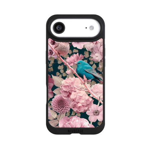 Apple iPhone Air NIVOpure Spatzen im rosa Blumenmuster