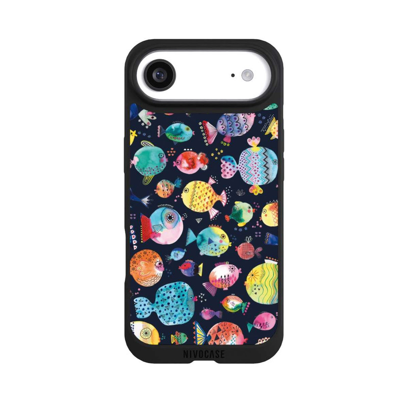 iPhone Air NIVOpure Beach Puffer Fishes Kids Navy