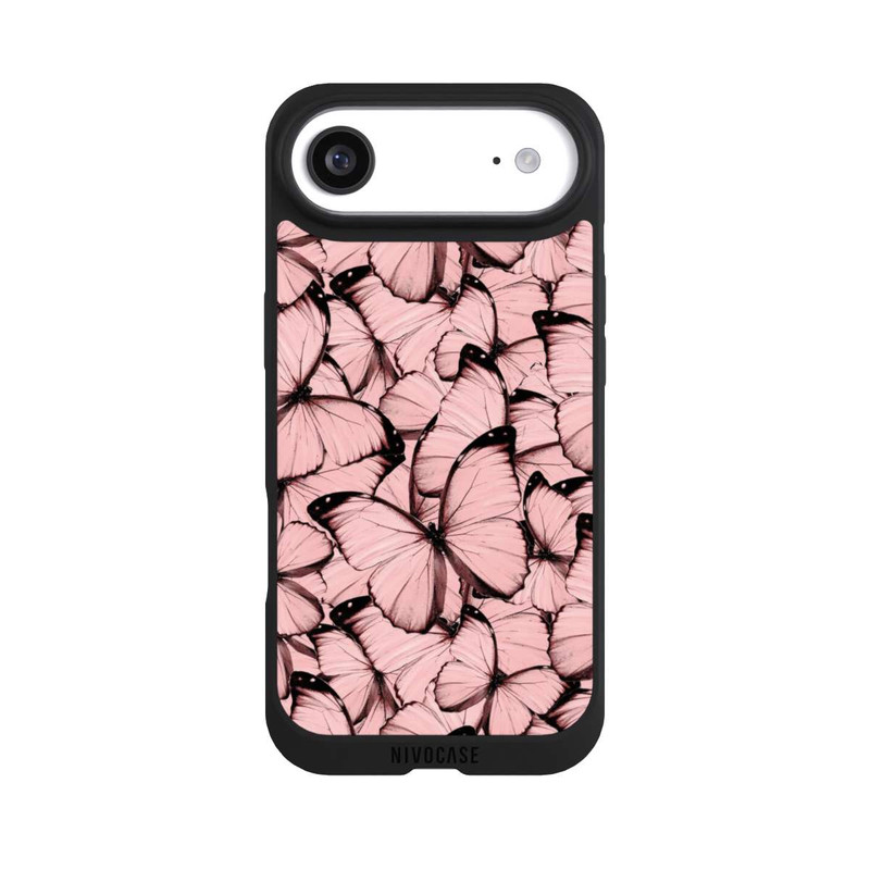 iPhone Air NIVOpure Rosa Schmetterling-Muster