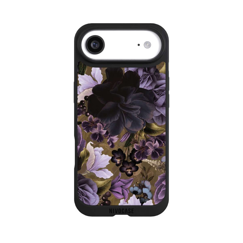 iPhone Air NIVOpure  Lila und goldene Vintageblumen