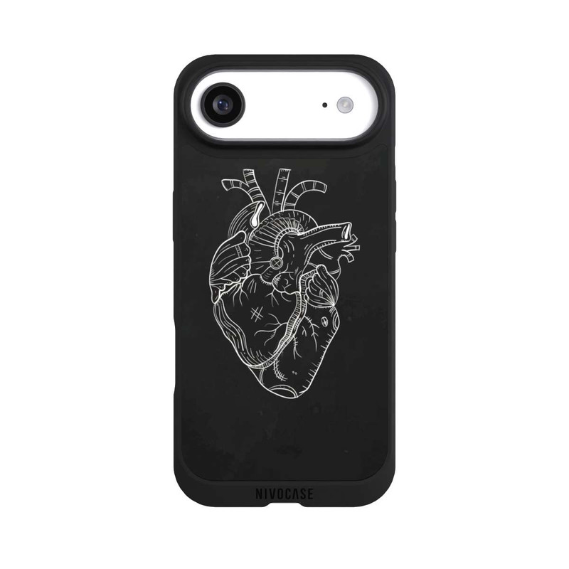 iPhone Air NIVOpure Heart Drawing Black