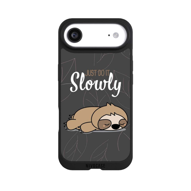 iPhone Air NIVOpure Just Do It Slowly Sloth Grey