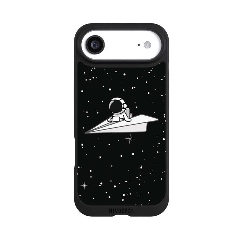 iPhone Air NIVOpure Astronaut Paper Plane Comic