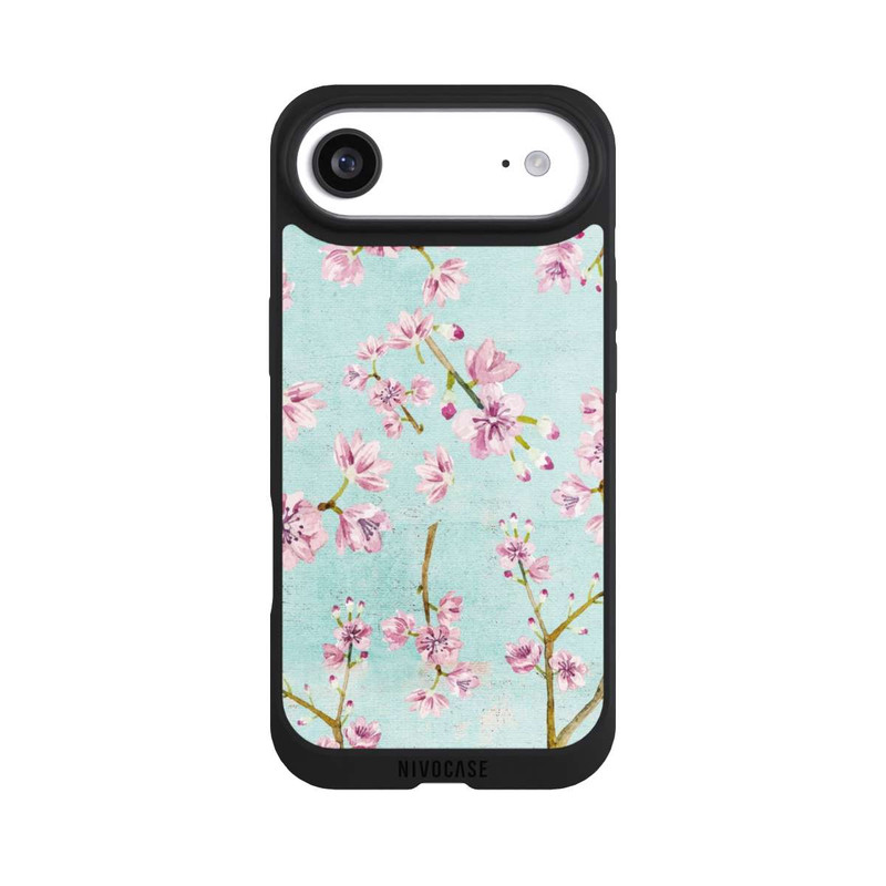 iPhone Air NIVOpure Cherry Blossom Twigs Pattern Light Blue