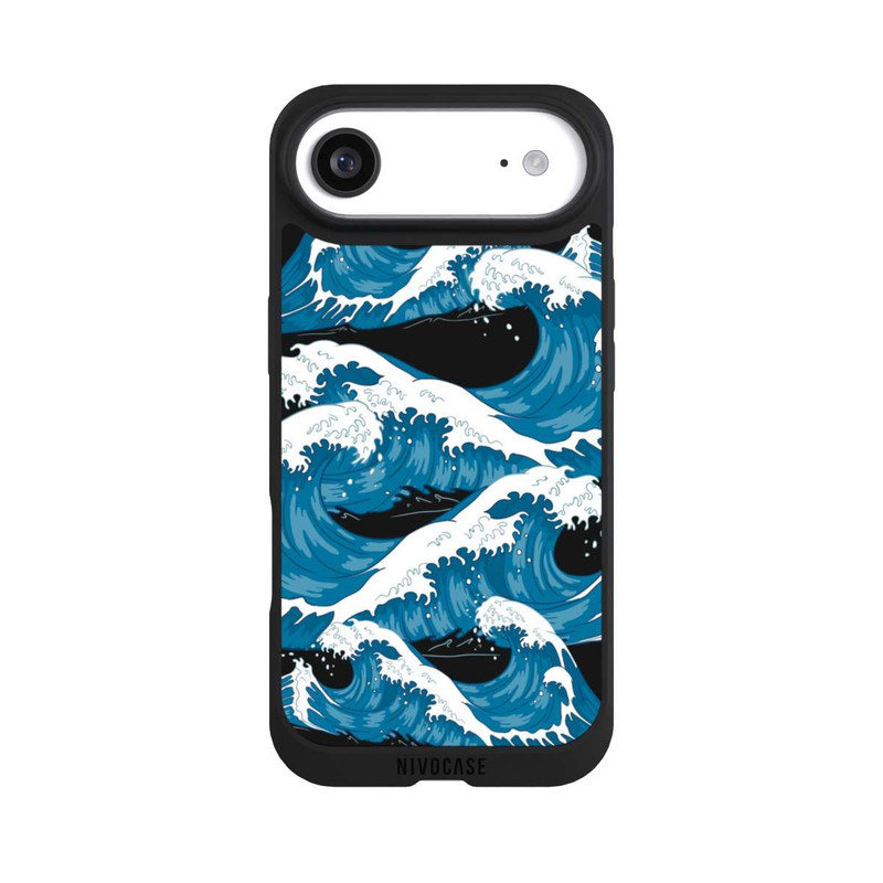 iPhone Air NIVOpure Sea Waves Black Kanagawa