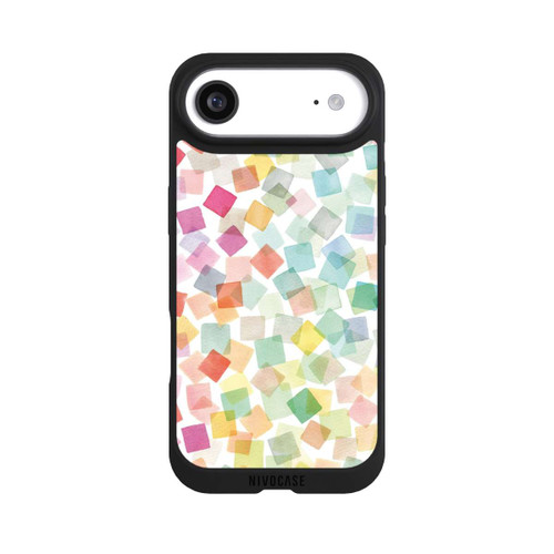 Apple iPhone Air NIVOpure Konfetti geometrische Plaids Regenbogen