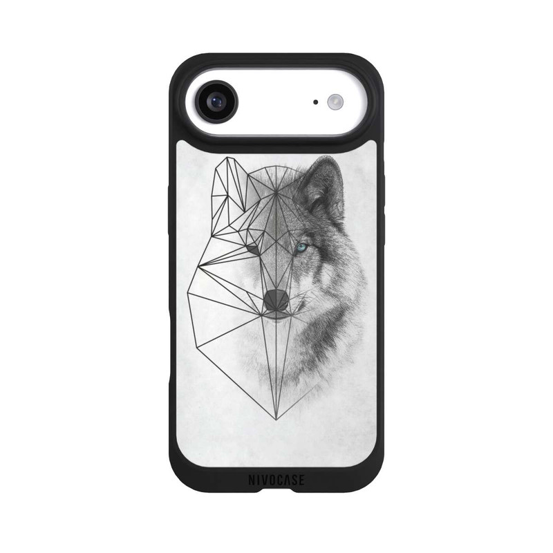 iPhone Air NIVOpure Polygonaler Wolf