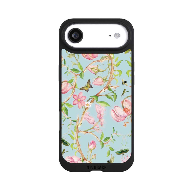 iPhone Air NIVOpure Vintage Botanic Flowers Blue