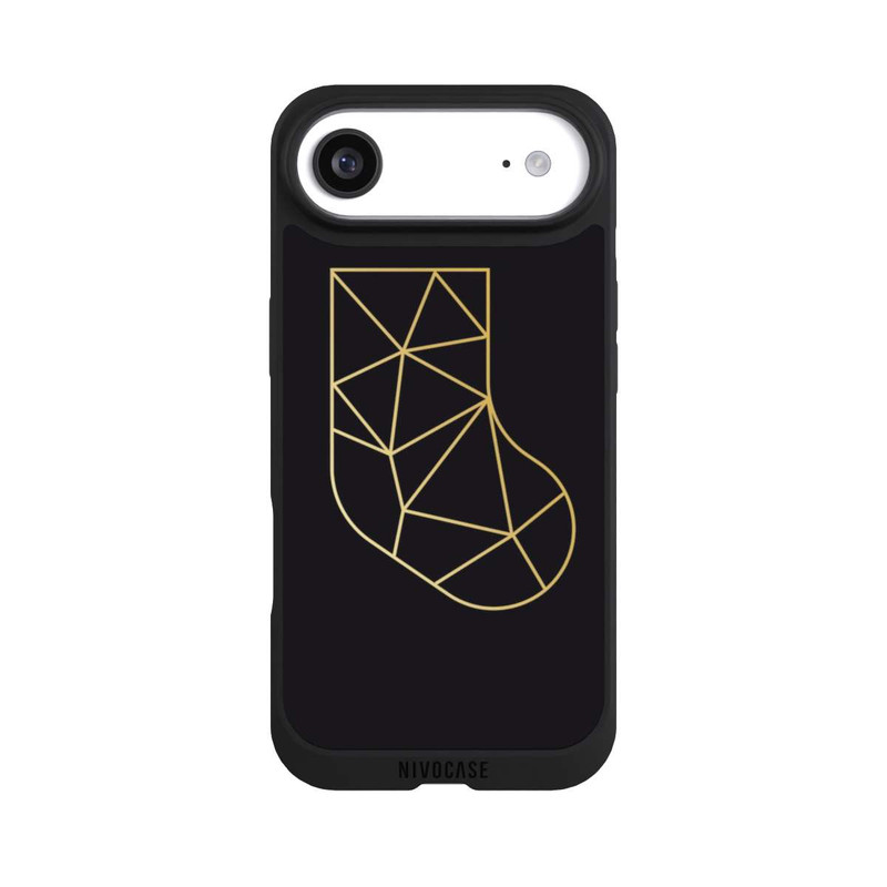 iPhone Air NIVOpure Gold Polygonal Sock