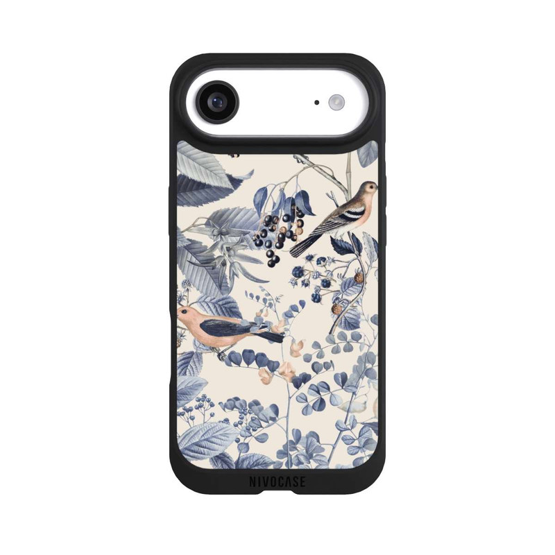 iPhone Air NIVOpure Vögel und Beeren in Beige