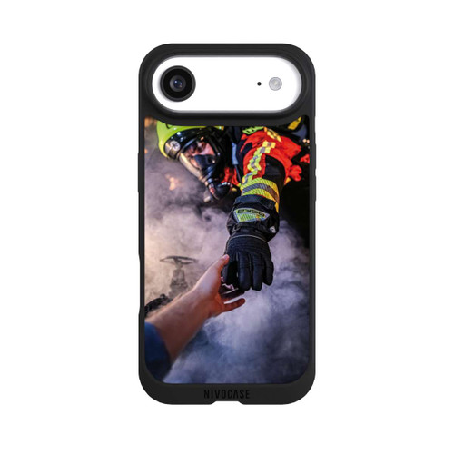 Apple iPhone Air NIVOpure Firefighter Reaches for Hand
