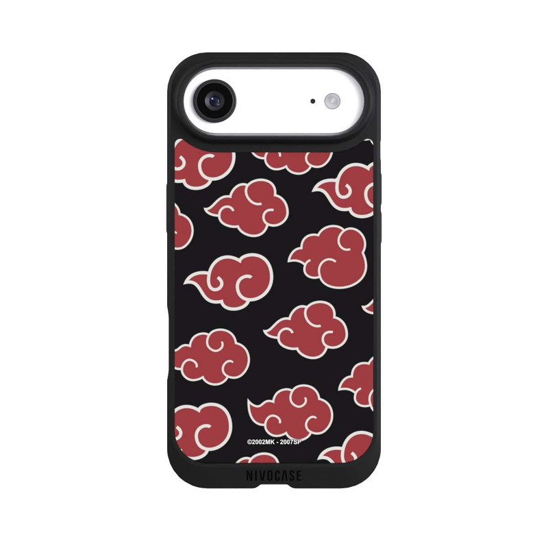 iPhone Air NIVOpure Akatsuki Pattern Noir Big