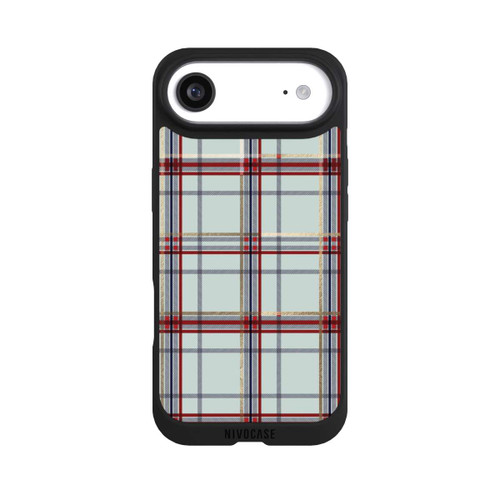 Apple iPhone Air NIVOpure Tartan Blau