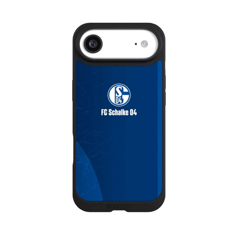 iPhone Air NIVOpure Schalke 04 Blauer Hintergrund Mit Logo