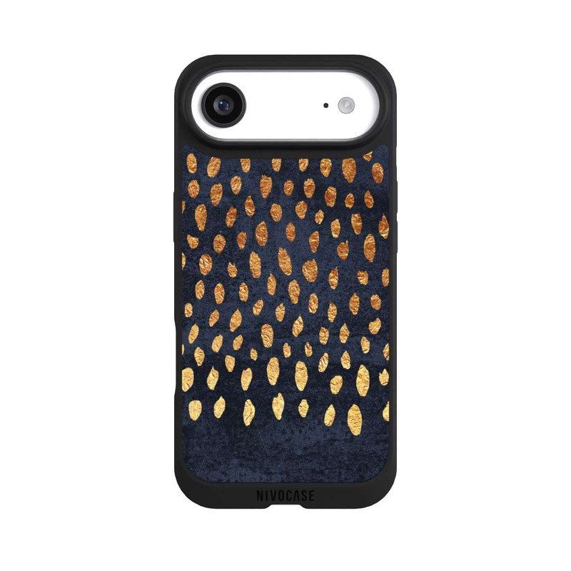 iPhone Air NIVOpure Or & Bleu Pattern