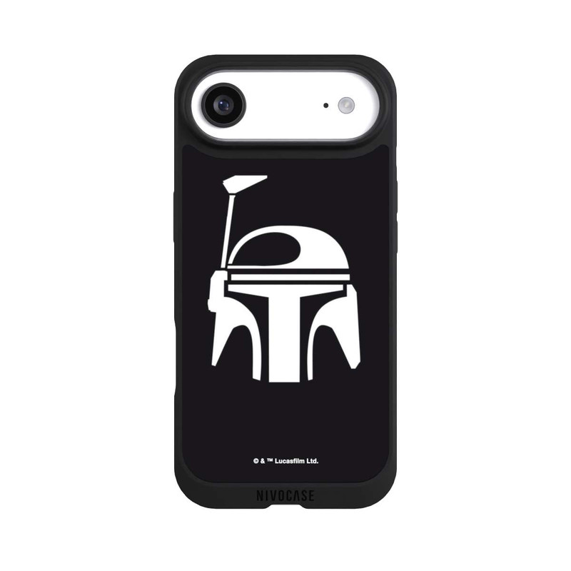 iPhone Air NIVOpure Boba Fett Helm Schwarz
