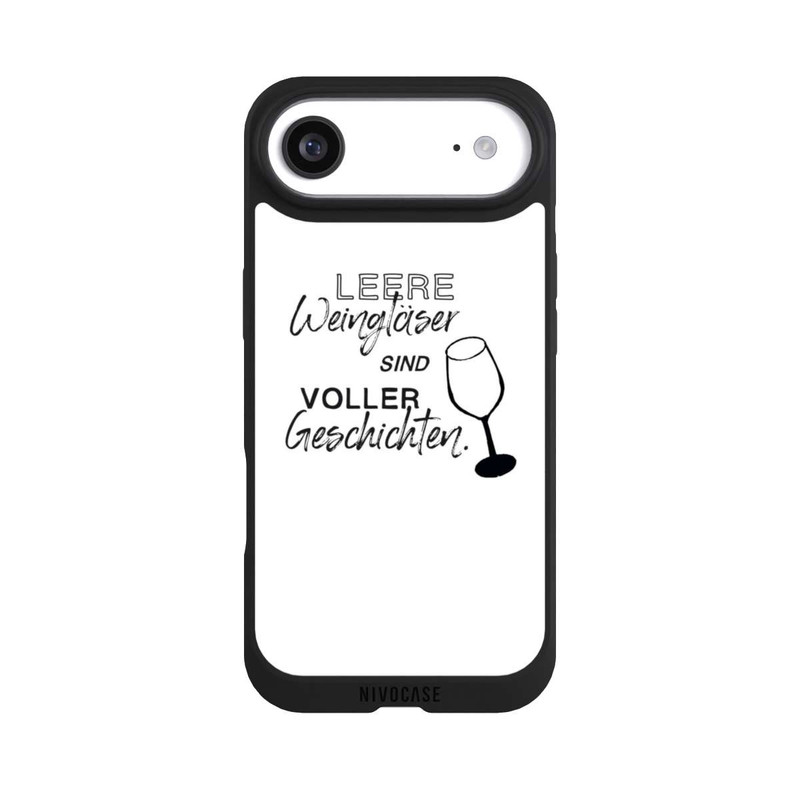 iPhone Air NIVOpure Leere Weingläser