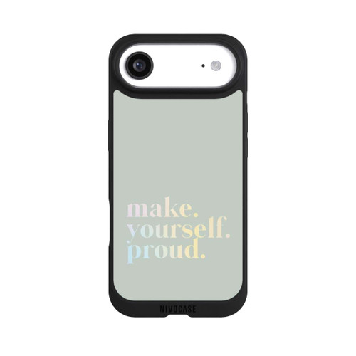 Apple iPhone Air NIVOpure Make Yourself Proud Quote-Mint and Gradient
