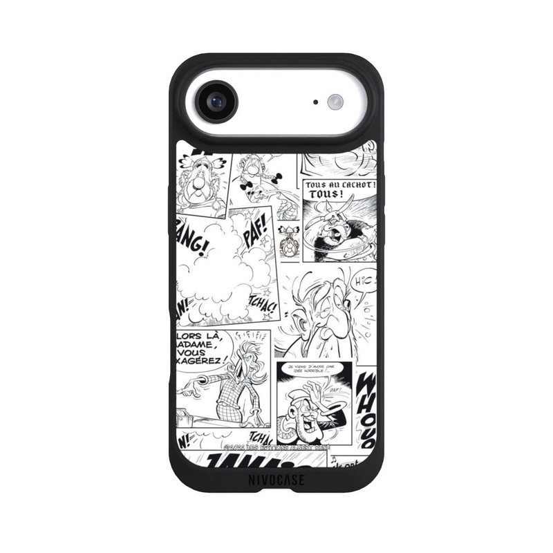 iPhone Air NIVOpure Asterix Comic Schwarz und Weiß