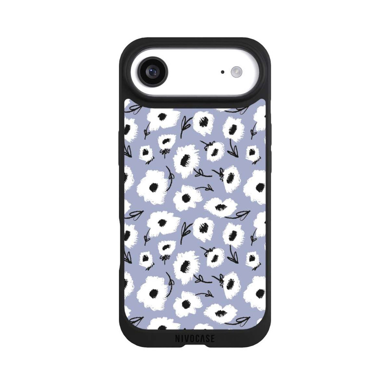 iPhone Air NIVOpure Flower Pattern Lila