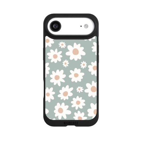 Apple iPhone Air NIVOpure Daisy Flower Seamless Pattern Green