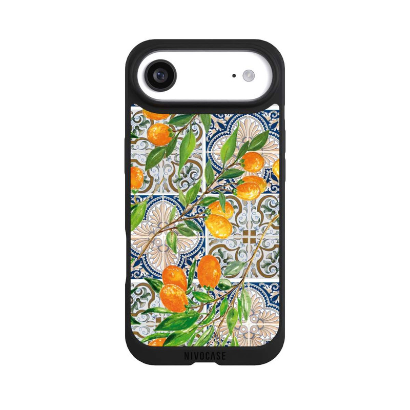 iPhone Air NIVOpure Greek oranges pattern