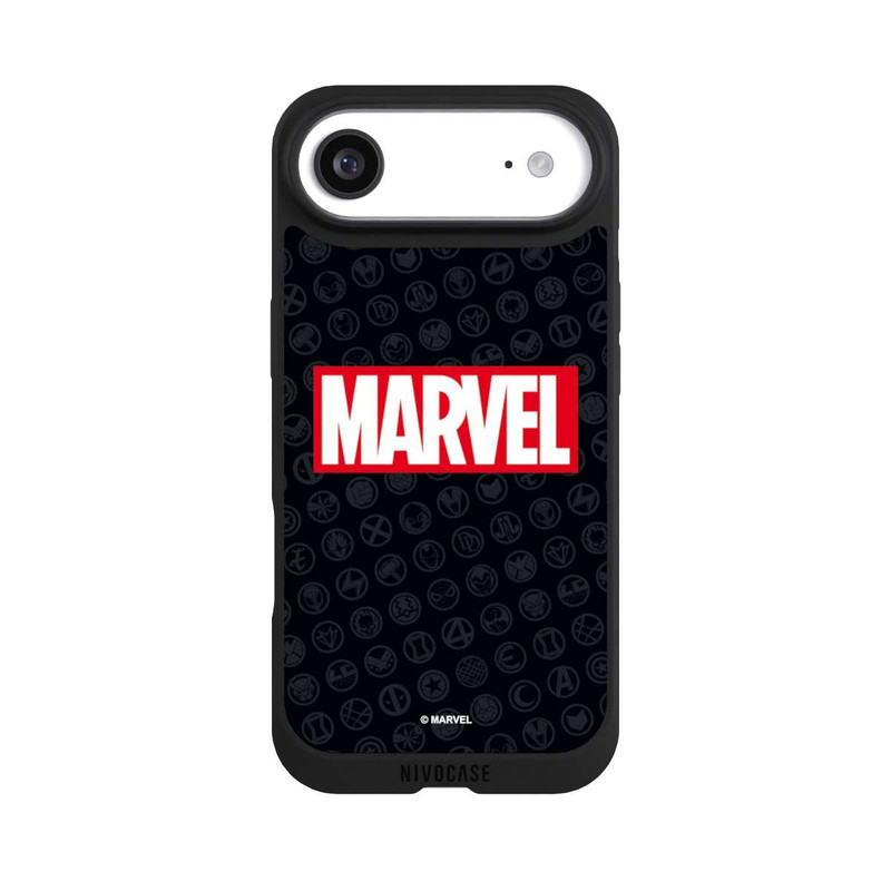 iPhone Air NIVOpure Marvel Logo Noir Rouge