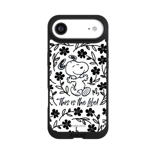 Apple iPhone Air NIVOpure Snoopy schwarz und weiß This Is The Life