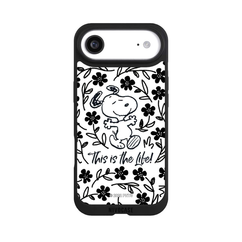 iPhone Air NIVOpure Snoopy schwarz und weiß This Is The Life