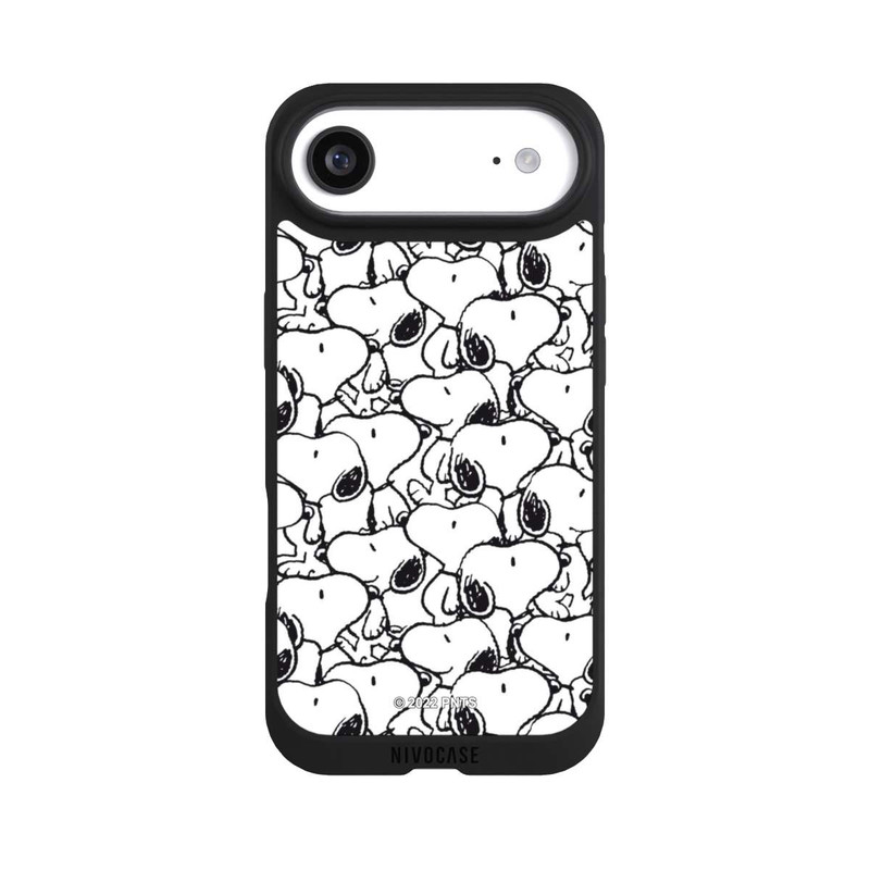 iPhone Air NIVOpure Snoopy Muster Schwarz und Weiß
