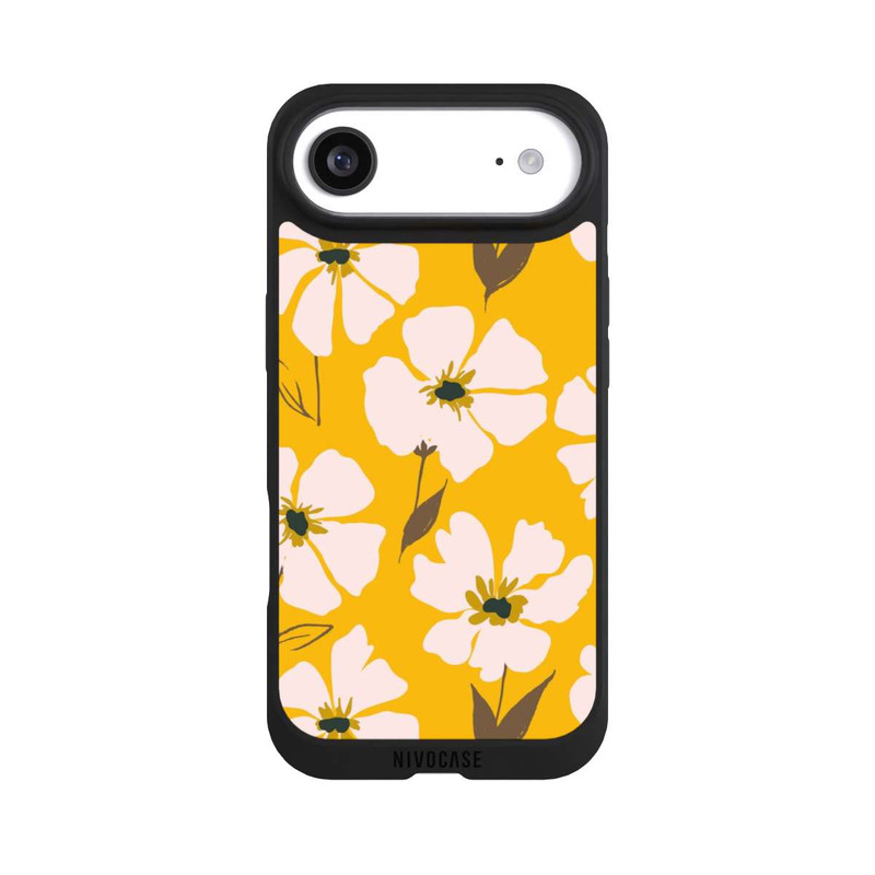 iPhone Air NIVOpure Flower meadow on yellow ocher