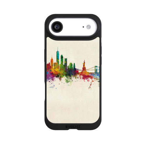 Apple iPhone Air NIVOpure New York Ligne d'horizon V2 arrière-plan vintage