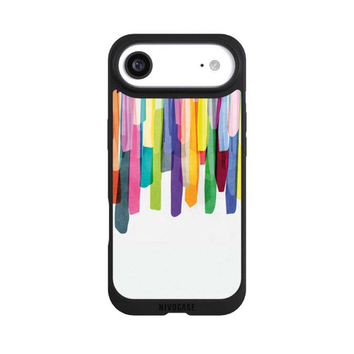 Apple iPhone Air NIVOpure Colorful Stripes White Background