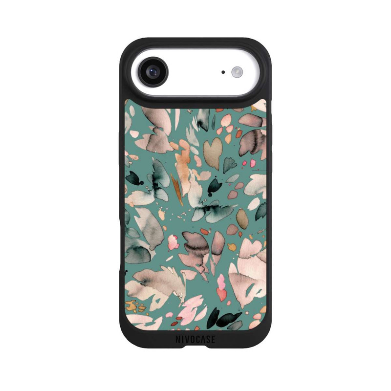 iPhone Air NIVOpure Abstract Flowers Petals Green