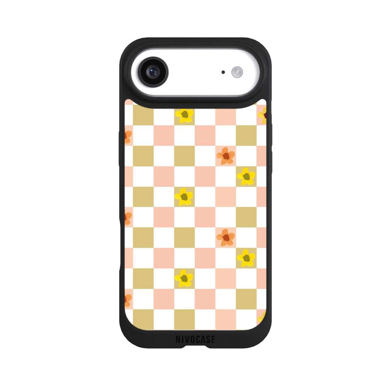 iPhone Air NIVOpure Kariert nostalgische Pastellblumen
