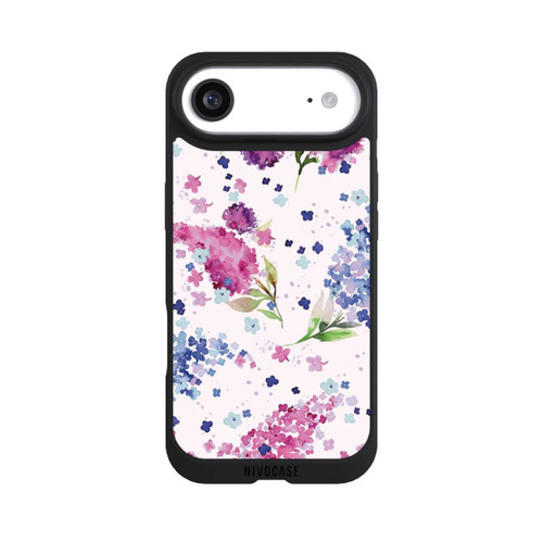 Apple iPhone Air NIVOpure Hortensien Lila und Rosa Blumen