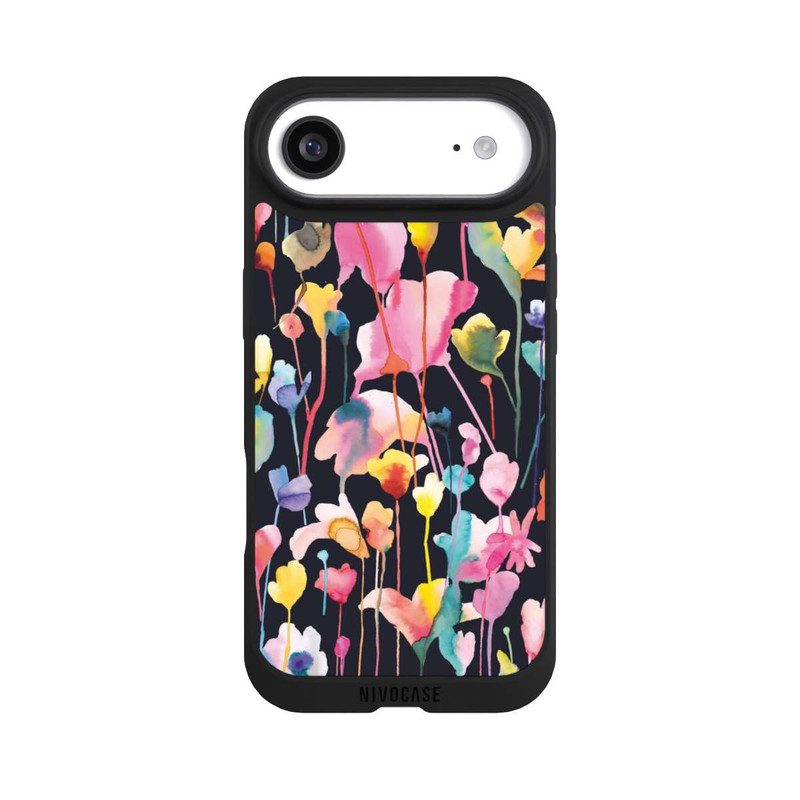 iPhone Air NIVOpure Wildblumen schwarz