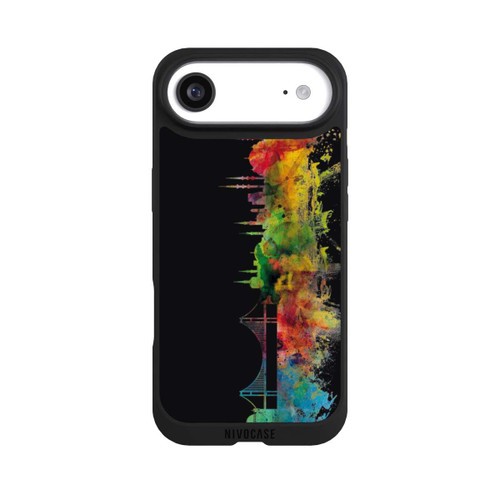 Apple iPhone Air NIVOpure Ligne d'horizon d'Istanbul Turquie Noir