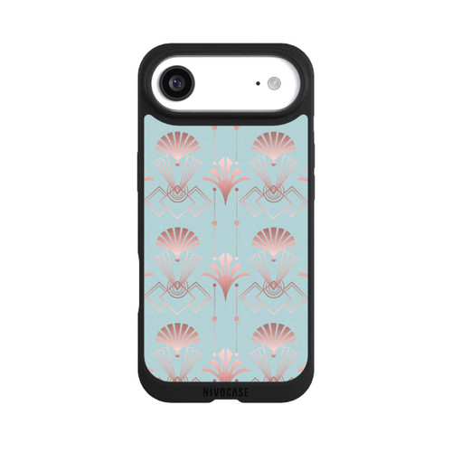 Apple iPhone Air NIVOpure Art Deco Rose Gold Elegance Blue