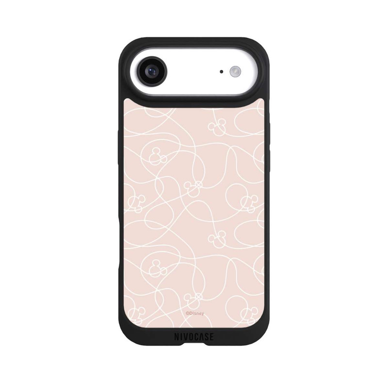 iPhone Air NIVOpure Micky Line Art Pattern Rose 