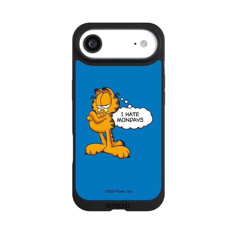 iPhone Air NIVOpure Garfield I Hate Mondays Blau