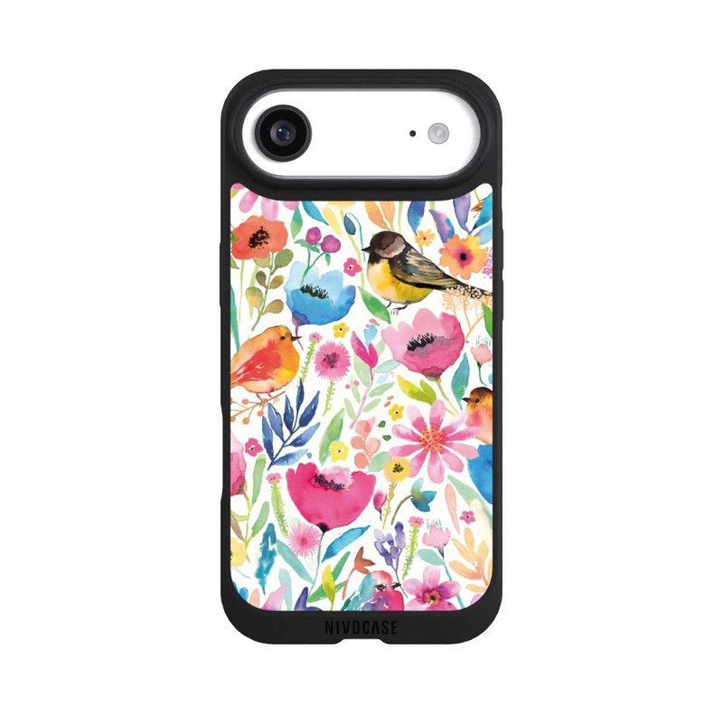 iPhone Air NIVOpure Oiseaux et fleurs fantaisistes