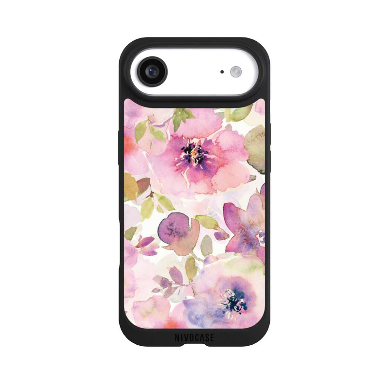 iPhone Air NIVOpure Tapete mit rosa Blumen