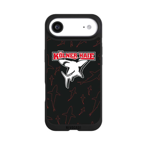 Apple iPhone Air NIVOpure Haie Muster Rot