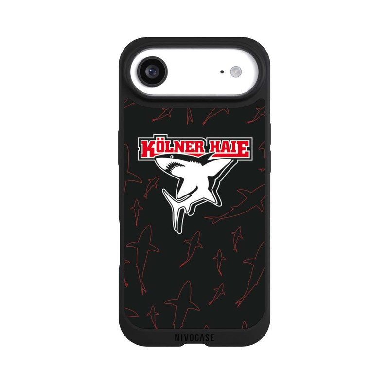 iPhone Air NIVOpure Haie Muster Rot
