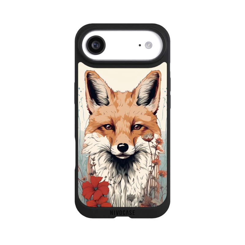 iPhone Air NIVOpure Renard avec des fleurs