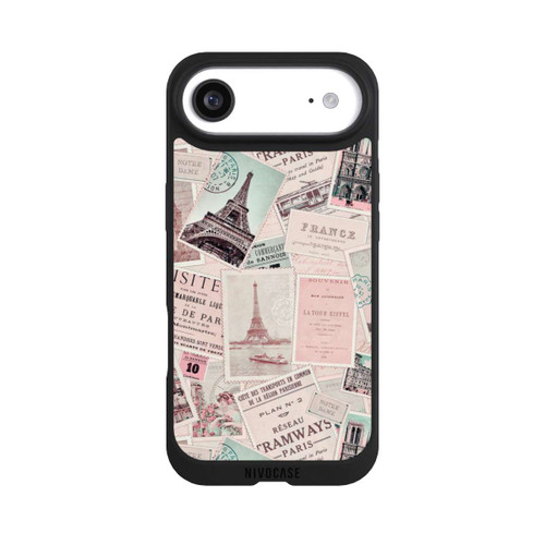 Apple iPhone Air NIVOpure Vintage Paris Postcards Pattern