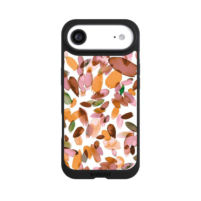 iPhone Air NIVOpure Watercolor Petal Stains Orange